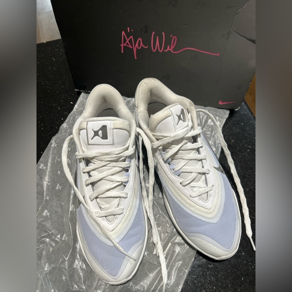 Nike Women’s Athletic Shoes White Light Blue